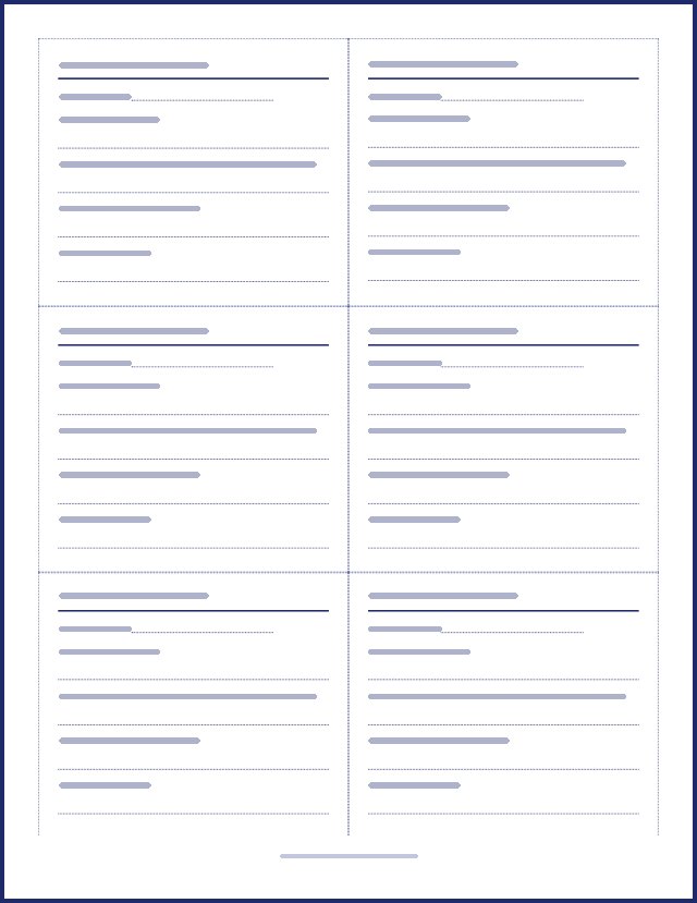 Preview of a page of ballots, text hidden