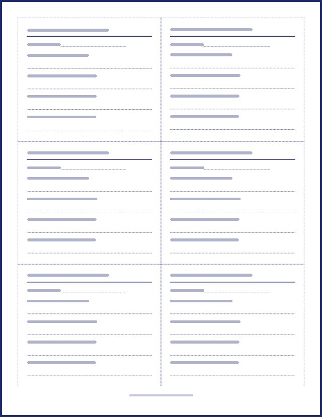Preview of a page of ballots, text hidden